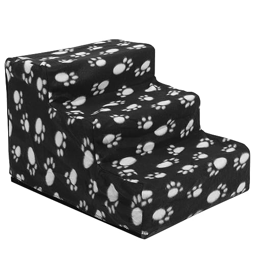 TOYANDONA rutschfeste Hundetreppe für Sofa und Bett Stabile Indoor Haustiertreppe mit Weicher Oberfläche Belastbare Katzentreppe für Kleine Hunde Praktische Einstiegshilfe für Zuhause und TOYANDONA rutschfeste Hundetreppe für Sofa und Bett Stabile Indoor Haustiertreppe mit Weicher Oberfläche Belastbare Katzentreppe für Kleine Hunde Praktische Einstiegshilfe für Zuhause und von TOYANDONA
