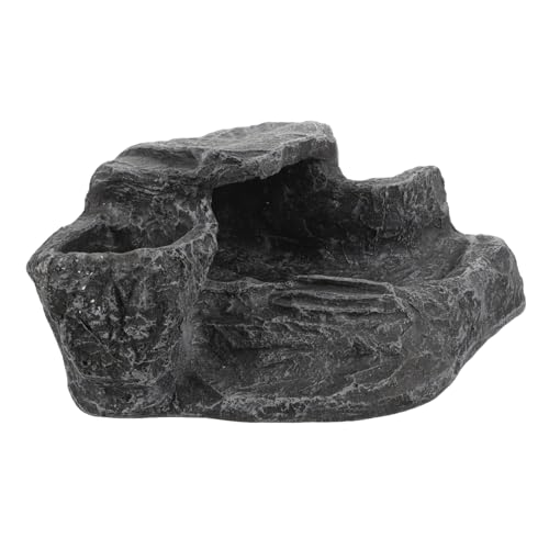 TOYANDONA wasserdichte Schildkröten Plattform aus Langlebigem Harz Kletterrampe und Versteckhöhle für Aquarium und Terrarium Geeignet für Kleine Reptilien und Wasserschildkröten Dekoratives von TOYANDONA