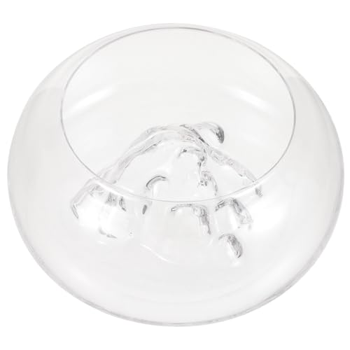 Transparent Glasfischbowl Terrarium für Klarer Aquarium Behälter für Fische und Pflanzen für Wohnzimmer Niedriges Design Transparent Glasfischbowl Terrarium für Klarer Aquarium Behälter für Fische und Pflanzen für Wohnzimmer Niedriges Design von TOYANDONA