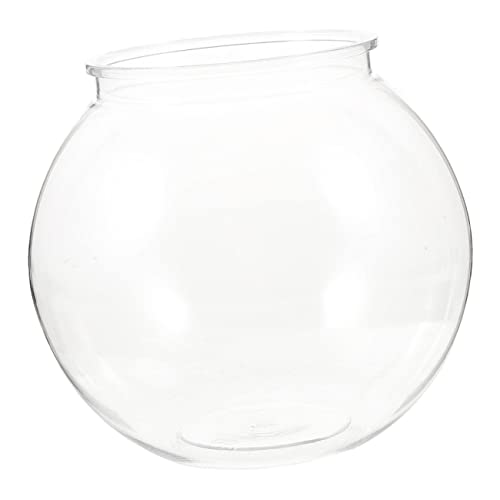Transparenter Fischbehälter Aquarium Schale für Dekorativer Fischtank für Pflanzen und Goldfische und Langlebig von TOYANDONA