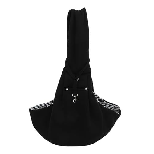 Verstellbare Sling Tragetasche für Kleine Haustiere Atmungsaktive Tragehilfe mit Mesh Elementen und Praktischer Seitentasche für Reisen mit Hunden und Katzen von TOYANDONA