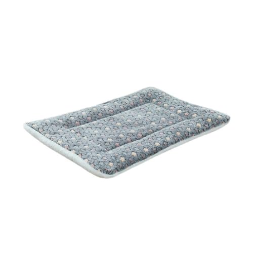 TOYOCC Dicke Haustier-Schlafmatte, warme Bodenmatte für Herbst und Winter, universelle Decke für Katzen und Hunde (49 * 32cm, Blau) von TOYOCC