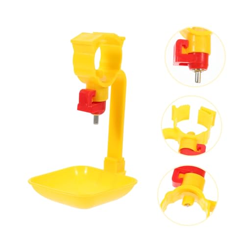 TOYZFRIENDY 10 Stück Teiliges Hühner Tränkeset aus Hochwertigem Abnehmbare Stahlkugel Praktischer Geflügel Wasserspender für Hühner Tauben Wachteln Einfache Langlebig und Arbeitsersparend von TOYZFRIENDY