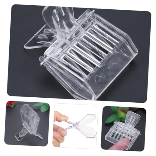TOYZFRIENDY 10 Stück Teiliges Transparente Kunststoff Bienenhalter Clips für Bienenzucht Leichte Tragbare Königinnenkäfige zur Sicheren Aufbewahrung und Brutförderung Geeignet für Imkerei und von TOYZFRIENDY