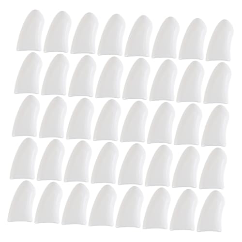 TOYZFRIENDY 2 Packungen Pet Nail Claw Covers aus Langlebigem TPR Kratzfestes Nagelschutz für Katzen und Hunde Weiße Einfacher Schutz gegen Kratzer Beim mit Haustieren von TOYZFRIENDY
