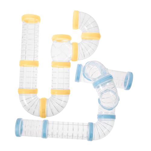 TOYZFRIENDY 2 Sätze Hamsterröhren Käfigtunnel aus Robustem Transparentes DIY Verbindungstunnel für Kleintiere Wie Hamster Eichhörnchen Meerschweinchen Einfach zu Montieren und Sicher TOYZFRIENDY 2 Sätze Hamsterröhren Käfigtunnel aus Robustem Transparentes DIY Verbindungstunnel für Kleintiere Wie Hamster Eichhörnchen Meerschweinchen Einfach zu Montieren und Sicher von TOYZFRIENDY