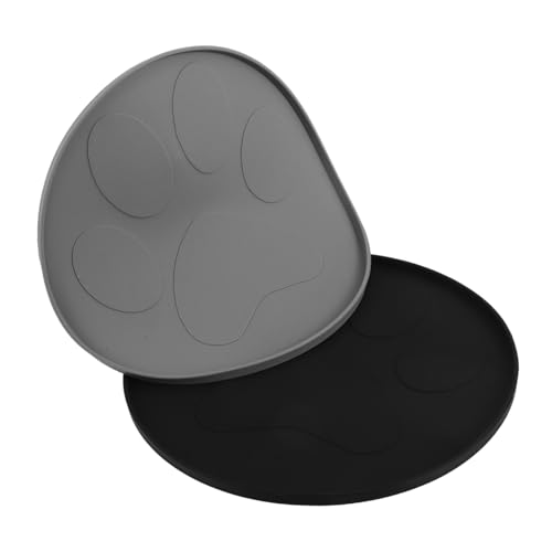TOYZFRIENDY 2 Stück Auslaufsichere Tischsets Für Haustiere Hundeküchenmatte Hundenapfmatte Aus Auslaufsichere Essmatte Für Haustiere Futtermatten Für Hunde Hundeleckmatte von TOYZFRIENDY