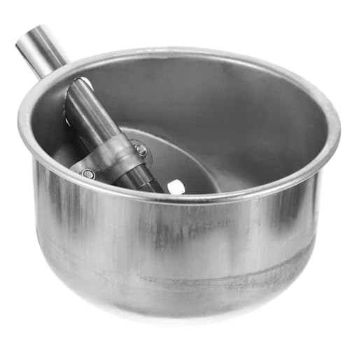 TOYZFRIENDY 2 Stück Automatischer Schweinetränker Edelstahl Tränkenapf mit Schwimmerventil Wasserschale für Vieh Sauber Rostfrei Spritzschutz Robust für Schweine und Ferkel von TOYZFRIENDY