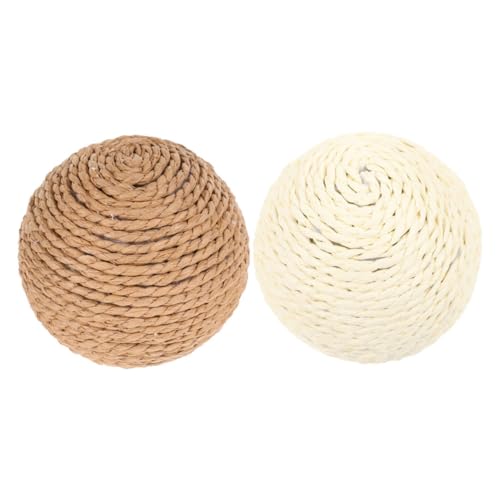 TOYZFRIENDY 2 Stück Katzenspielzeug Jutestrickball Kratzball Groß Strapazierfähig Leicht Katzenspielzeug für Wohnungskatzen Gesundes Krallenpflege Spielspaß und Beschäftigung TOYZFRIENDY 2 Stück Katzenspielzeug Jutestrickball Kratzball Groß Strapazierfähig Leicht Katzenspielzeug für Wohnungskatzen Gesundes Krallenpflege Spielspaß und Beschäftigung von TOYZFRIENDY