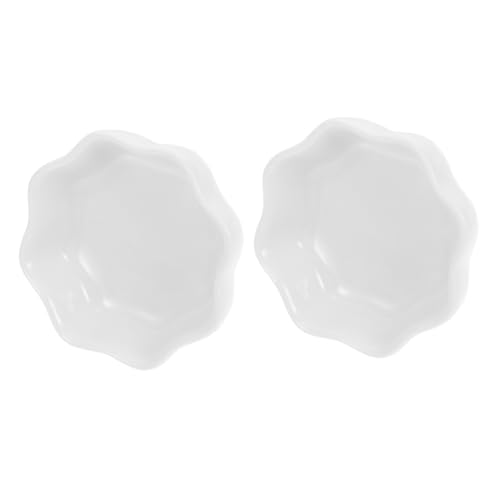 TOYZFRIENDY 2 Stück Keramik Hamster Futternapf Verschleißfest Waschbare Futterschalen für Kleintiere Sicher und Umweltfreundlich Praktische Hamster Näpfe für Gesunde Fütterung im Haushalt von TOYZFRIENDY