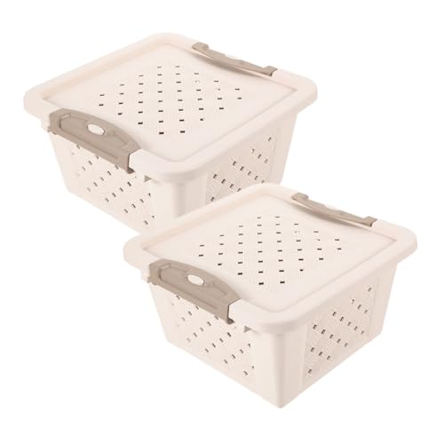 TOYZFRIENDY 2 Stück Kleintier Transportbox aus Robustem Kunststoff mit Belüftungslöchern Atmungsaktiv und Sicher für Hamster Meerschweinchen Vögel und Kleine Haustiere für Reisen und Ausflüge von TOYZFRIENDY