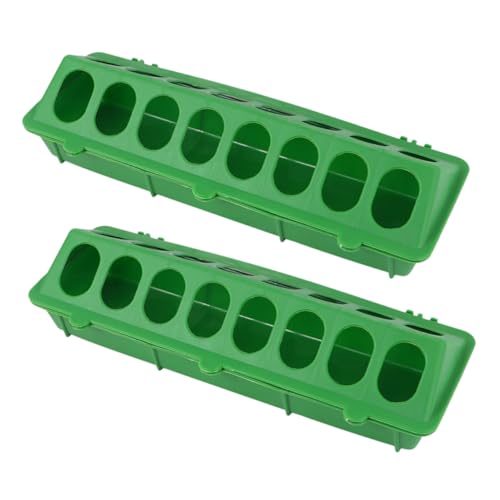 TOYZFRIENDY 2 Stück Taubenfutterboxen Grün Robustes Leichtes Material rutschfeste Futternäpfe für Taubenkäfige Einfach zu Reinigen und Installieren Langlebig und Praktisch für Vogelhalter TOYZFRIENDY 2 Stück Taubenfutterboxen Grün Robustes Leichtes Material rutschfeste Futternäpfe für Taubenkäfige Einfach zu Reinigen und Installieren Langlebig und Praktisch für Vogelhalter von TOYZFRIENDY