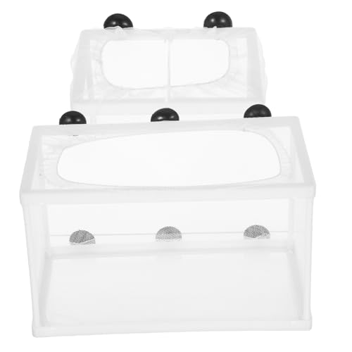 TOYZFRIENDY 2 Stück Teiliges Fischbrutnetz Aquarium Zuchtbox mit Trennnetz Maße Geeignet für Fischtank Inkubation und Aufzucht Robustes Mesh Material für Sichere Laichkasten Isolierung TOYZFRIENDY 2 Stück Teiliges Fischbrutnetz Aquarium Zuchtbox mit Trennnetz Maße Geeignet für Fischtank Inkubation und Aufzucht Robustes Mesh Material für Sichere Laichkasten Isolierung von TOYZFRIENDY