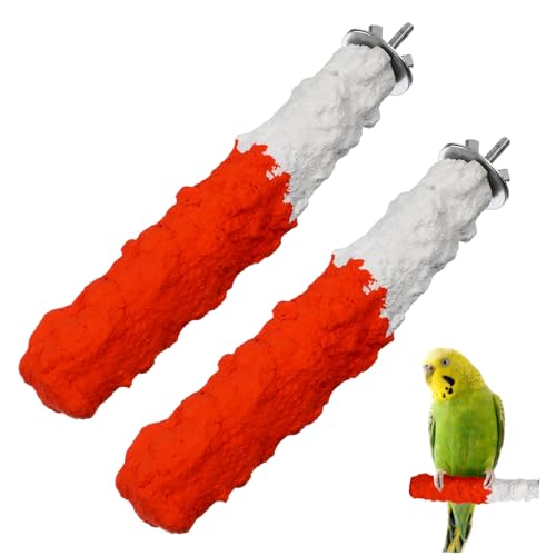 TOYZFRIENDY 2 Stück Teiliges Papageien Kauspielzeug aus Hochwertigem Kalzium Melonenholz Natürliche Sitzstangen für Vögel Langlebiges Kletter und Ruhegestell Geeignet für Kleine bis Mittlere TOYZFRIENDY 2 Stück Teiliges Papageien Kauspielzeug aus Hochwertigem Kalzium Melonenholz Natürliche Sitzstangen für Vögel Langlebiges Kletter und Ruhegestell Geeignet für Kleine bis Mittlere von TOYZFRIENDY