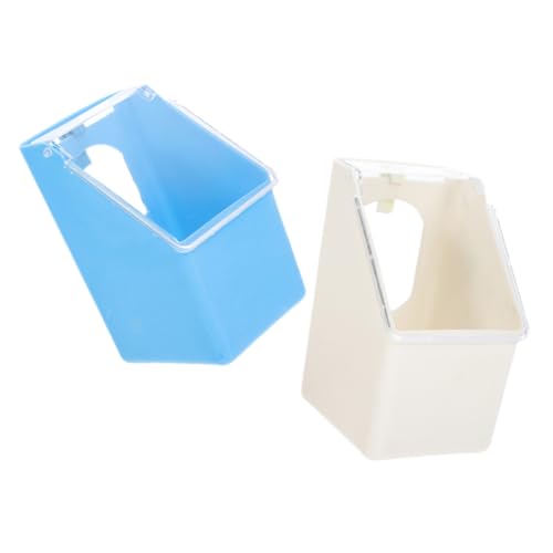 TOYZFRIENDY 2 Stück Teiliges Tauben Hängebox Multifunktionaler Futter Wassernapf für Vogelkäfige Langlebig Einfach zu Montieren Geeignet für Wellensittiche und Geflügel Großes von TOYZFRIENDY