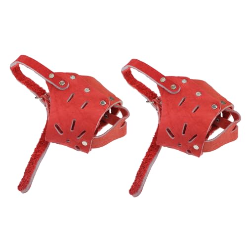 TOYZFRIENDY 2 Stück Verstellbarer Maulkorb für Hunde Teiliges Biss und Bellen Atmungsaktiv Langlebig und Komfortabel Geeignet für Mittlere bis Große Hunde Sicherer Sitz durch Verstellbaren von TOYZFRIENDY