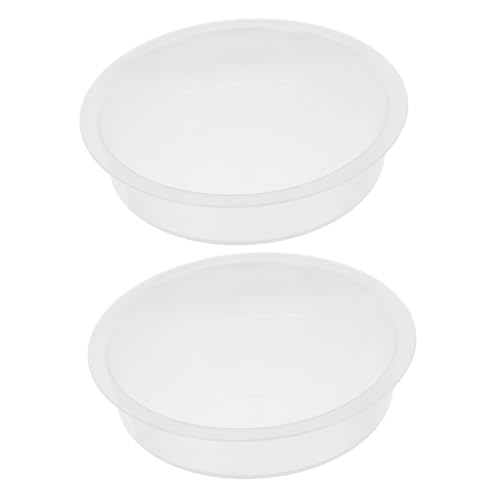 TOYZFRIENDY 2st Vogelfutterbecken Futternapf Für Vögel Wasserschale Wassernäpfe Für Vögel Wasserspender Für Vögel Weiß Pp von TOYZFRIENDY