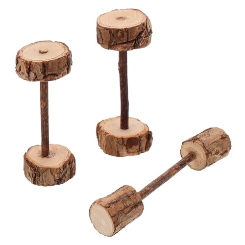 TOYZFRIENDY 3 Stück Teiliges Katzenspielzeug Interaktives Kitten Leichter Holz Dumbbell Kauspielzeug zur Zahnpflege Fördert Beschäftigung und Verhindert Möbelkratzen Zufälliger Stil TOYZFRIENDY 3 Stück Teiliges Katzenspielzeug Interaktives Kitten Leichter Holz Dumbbell Kauspielzeug zur Zahnpflege Fördert Beschäftigung und Verhindert Möbelkratzen Zufälliger Stil von TOYZFRIENDY