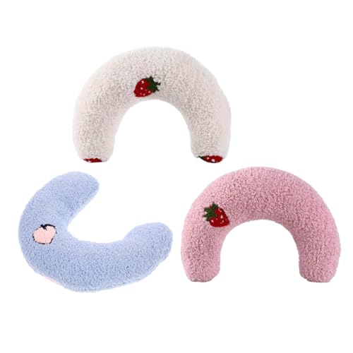 TOYZFRIENDY 3stücke U-förmiges Katzenkissen Aus Schlafkissen Für Haustiere Bequemes Katzenkissen Für Drinnen Kätzchen Und Kleine Hunde Waschbares Design Für Mühelose Reinigung von TOYZFRIENDY