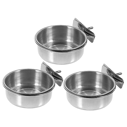 TOYZFRIENDY 3 Stück Vogelfutternapf Hängend Robuster Futter und Wassernapf für Papageien Wellensittiche und Kleintiere Große Kapazität Vielseitig und Pflegeleicht für Vogelkäfige TOYZFRIENDY 3 Stück Vogelfutternapf Hängend Robuster Futter und Wassernapf für Papageien Wellensittiche und Kleintiere Große Kapazität Vielseitig und Pflegeleicht für Vogelkäfige von TOYZFRIENDY