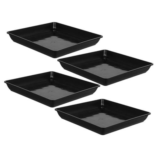 TOYZFRIENDY 4 Stück Pflanzschalen Rechteckige Untersetzer für Blumentöpfe wasserdichte Blumenkübel Untersetzer Robustem Material zum Schutz Ihrer Oberflächen Für Töpfe Geeignet TOYZFRIENDY 4 Stück Pflanzschalen Rechteckige Untersetzer für Blumentöpfe wasserdichte Blumenkübel Untersetzer Robustem Material zum Schutz Ihrer Oberflächen Für Töpfe Geeignet von TOYZFRIENDY