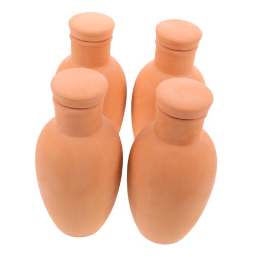 TOYZFRIENDY 4 Stück Selbstbewässernde Terrakotta Spikes Set für Topfpflanzen Automatisches Bewässerungssystem Präzise Wasserabgabe für Innen und Außenbereich Platzsparend für Balkon und TOYZFRIENDY 4 Stück Selbstbewässernde Terrakotta Spikes Set für Topfpflanzen Automatisches Bewässerungssystem Präzise Wasserabgabe für Innen und Außenbereich Platzsparend für Balkon und von TOYZFRIENDY