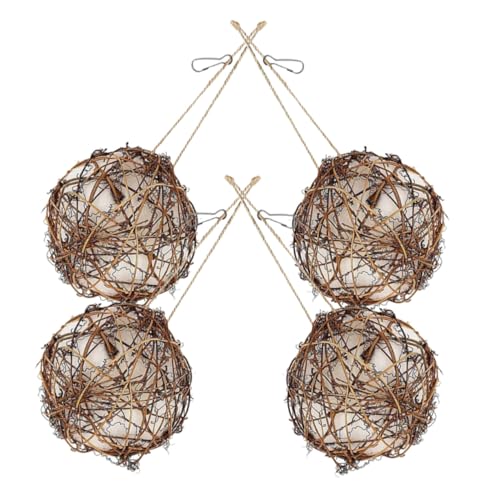 TOYZFRIENDY 4 Stück Teiliges Kleines Vogelhaus zum Aufhängen Kreatives Hummingbird Nest aus Langlebigem Material Stilvolle Outdoor Gartendekoration Installieren für Vogel Gartenliebhaber TOYZFRIENDY 4 Stück Teiliges Kleines Vogelhaus zum Aufhängen Kreatives Hummingbird Nest aus Langlebigem Material Stilvolle Outdoor Gartendekoration Installieren für Vogel Gartenliebhaber von TOYZFRIENDY