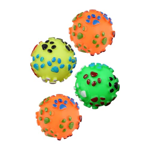 TOYZFRIENDY 4 Stück Teiliges Molar Hundespielzeug Verschleißfest und Bissresistent Langlebige Welpenkauspielzeuge Zufällige Farben Fördert Zahnpflege und Zerstörerisches Zufällige Farbe von TOYZFRIENDY