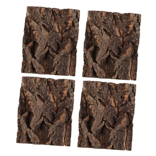 TOYZFRIENDY 4 Stück Teiliges Terrarium mit Reptilien Kletterplattform und Versteck aus Baumrinde Dekoratives Habitat für Schildkröten Echsen Schlangen und Kompatibel mit Reptilien und TOYZFRIENDY 4 Stück Teiliges Terrarium mit Reptilien Kletterplattform und Versteck aus Baumrinde Dekoratives Habitat für Schildkröten Echsen Schlangen und Kompatibel mit Reptilien und von TOYZFRIENDY
