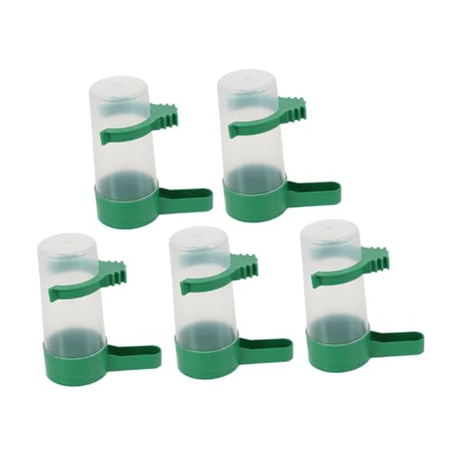 TOYZFRIENDY 5 Stück Automatischer Teilig Vogel Wasserspender Robuster Auslaufsicherer Trinknapf für Papageien und Wellensittiche Pflegeleicht Langlebig für Vogelkäfige und Wildvögel TOYZFRIENDY 5 Stück Automatischer Teilig Vogel Wasserspender Robuster Auslaufsicherer Trinknapf für Papageien und Wellensittiche Pflegeleicht Langlebig für Vogelkäfige und Wildvögel von TOYZFRIENDY
