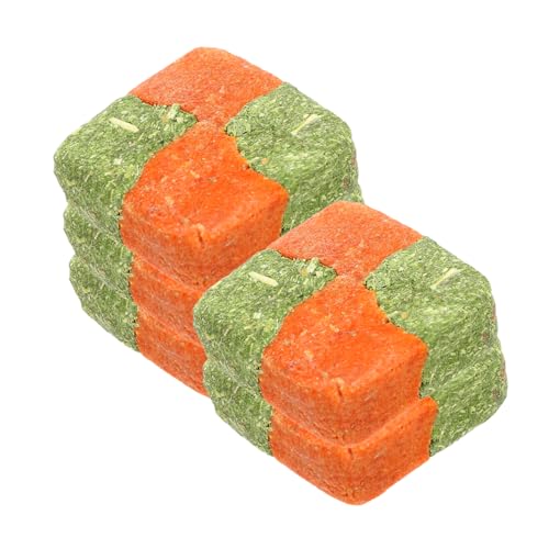 TOYZFRIENDY 5 Stück Teiliges Kaninchen Kauspielzeug aus Natürlichem Gras Zahnpflege Snacks für Hasen Meerschweinchen und Kleintiere Gesunde Beschäftigung und Zahnabrieb Energiespendend mit von TOYZFRIENDY