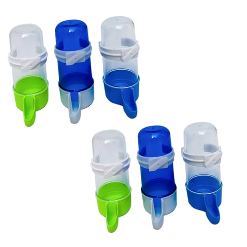 TOYZFRIENDY 6 Stück Automatischer Trinkbrunnen Für Vögel Kleine Tragbare Schüssel Für Haustiere Für Den Innenbereich Für Wellensittiche Wasserzufuhr Für Katzen Im Freien Zufällige Farbe TOYZFRIENDY 6 Stück Automatischer Trinkbrunnen Für Vögel Kleine Tragbare Schüssel Für Haustiere Für Den Innenbereich Für Wellensittiche Wasserzufuhr Für Katzen Im Freien Zufällige Farbe von TOYZFRIENDY
