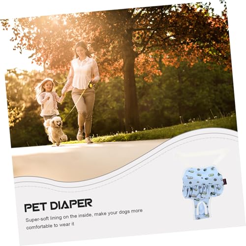 TOYZFRIENDY Atmungsaktive Hundewindel für Weibliche Hunde Waschbare Hygienische Periodenhose aus Hochwertiger Baumwolle Komfortable Passform für Hitze Inkontinenz und Welpen Langlebig und von TOYZFRIENDY