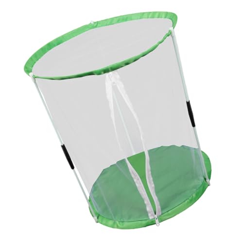 TOYZFRIENDY Atmungsaktiver Transparenter Garten insektenkäfig mit Zylinderrahmen und Reißverschluss für Schmetterlinge Bienen Marienkäfer Langlebiges Tragbares Beobachtungs Zuchtgehäuse von TOYZFRIENDY