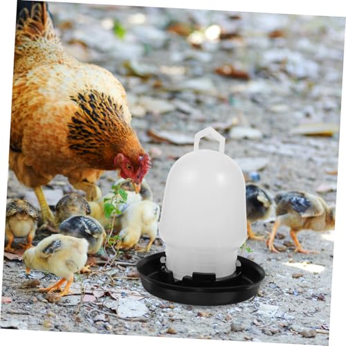 TOYZFRIENDY Automatische Hühnertränke Kükentränke Wasserspender Geflügel Tränkeeimer Robust Einfach zu Befüllen für Hühner Tauben Wachteln und Kleintiere von TOYZFRIENDY