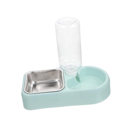 TOYZFRIENDY Automatischer Abnehmbarer Hundenapf mit Wasserspender Stabiles Sicheres Design Hängender Futternapf für Hunde und Katzen Futter Trinkstation Transparenter Wasserspeicher für von TOYZFRIENDY
