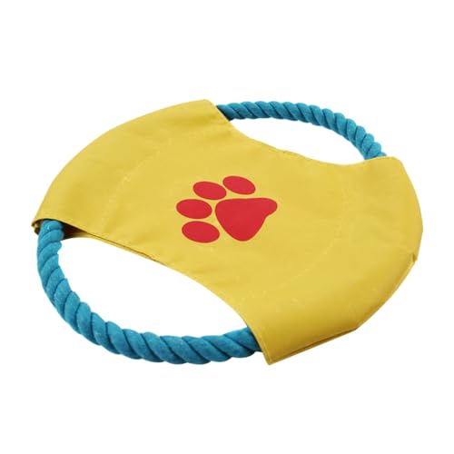 TOYZFRIENDY Beißfestes Strapazierfähiges Hundespielzeug Flying Disc für Retriever Samoyed Langlebig und Leicht als Trainings Apportierspielzeug Farblich Sortiert für Drinnen Zufällige Farbe von TOYZFRIENDY