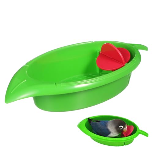 TOYZFRIENDY Bunte Papagei Badewanne für Vögel Großes Becken mit Robustem Sicherem Material Stresslösendes Haustier badezubehör Geeignet für Käfig und Vogeldusche Langlebiges Vogelbad TOYZFRIENDY Bunte Papagei Badewanne für Vögel Großes Becken mit Robustem Sicherem Material Stresslösendes Haustier badezubehör Geeignet für Käfig und Vogeldusche Langlebiges Vogelbad von TOYZFRIENDY