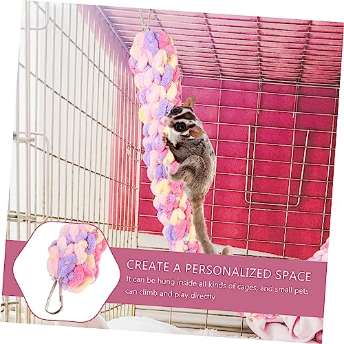 TOYZFRIENDY Buntes Kletterseil für Hamster und Kleintiere Fördert Bewegung Koordination und Zahnpflege Geeignet für Ratten Chinchillas für Käfig Zubehör und Aktives Training TOYZFRIENDY Buntes Kletterseil für Hamster und Kleintiere Fördert Bewegung Koordination und Zahnpflege Geeignet für Ratten Chinchillas für Käfig Zubehör und Aktives Training von TOYZFRIENDY