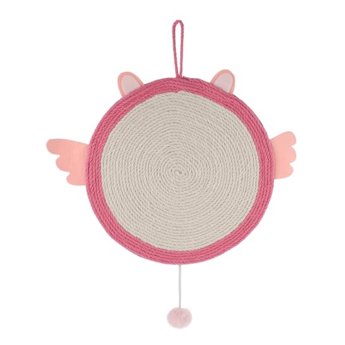 TOYZFRIENDY Dekorative Katzen Kratzmatte Angel Design Langlebig mit Aufhängung Vielseitig als Spiel und Schlafmatte für Katzen Haustier Zubehör von TOYZFRIENDY