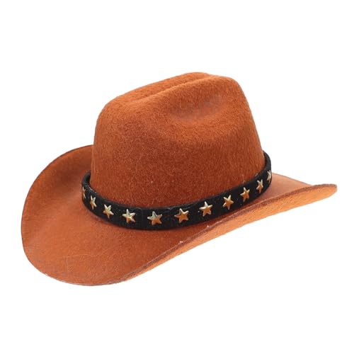 TOYZFRIENDY Dekorativer Hundecowboyhut mit Modischer Haustierhut für Kleine Hunde Party und Fotoshootings Bequemes Material Stilvolles Accessoire für Welpen von TOYZFRIENDY