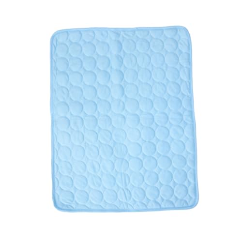 TOYZFRIENDY Faltbare Sommer pet Matte Blau Atmungsaktiv Kühlend mit EIS Komposit Leicht und Sanft für Hunde Katzen und Kleine Haustiere Hitzeableitend und Komfortabel von TOYZFRIENDY