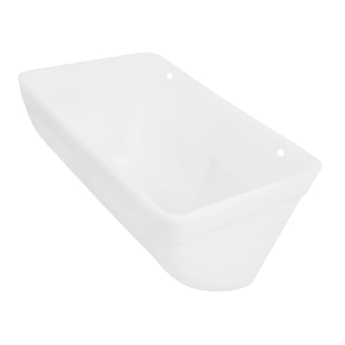 TOYZFRIENDY Großer Automatischer Futtertrog aus Robustem PP Kunststoff Verschüttsicherer Futterspender für Gänse Hühner Ziegen und Tauben Wetterfester Vogeltränke für Stall und Weiß TOYZFRIENDY Großer Automatischer Futtertrog aus Robustem PP Kunststoff Verschüttsicherer Futterspender für Gänse Hühner Ziegen und Tauben Wetterfester Vogeltränke für Stall und Weiß von TOYZFRIENDY