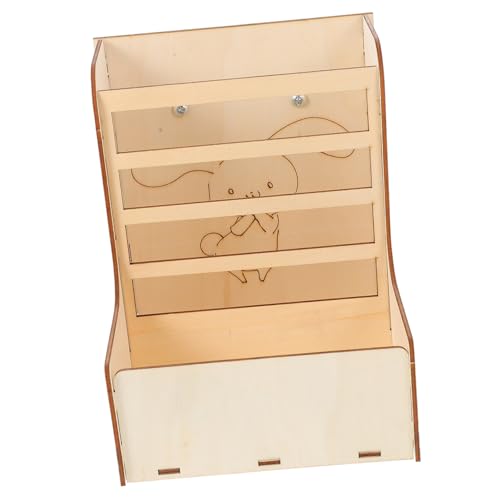 TOYZFRIENDY Großer Kaninchen Futtertrog aus Holz mit Fixierfunktion Futter und Grasständer für Nagetiere Langlebig Platzsparend und Praktisch für Meerschweinchen und Chinchillas TOYZFRIENDY Großer Kaninchen Futtertrog aus Holz mit Fixierfunktion Futter und Grasständer für Nagetiere Langlebig Platzsparend und Praktisch für Meerschweinchen und Chinchillas von TOYZFRIENDY