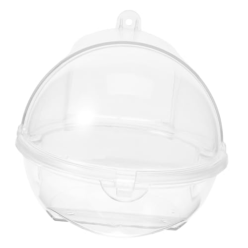 TOYZFRIENDY Hängende Vogelbadewanne aus Robustem Kunststoff Glatte Kanten Vielseitig als Wasser Sandbad für Papageien und Kleine Vögel Stresslindernd und Pflegeleicht für Käfige und Volieren von TOYZFRIENDY