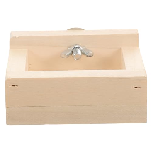 TOYZFRIENDY Hamster Futter Schale aus Massivem Holz Langlebig und Sicher Glatte Oberfläche Einfach zu Reinigen Geeignet für Hamster Meerschweinchen Chinchillas mit Befestigungsmöglichkeit Am TOYZFRIENDY Hamster Futter Schale aus Massivem Holz Langlebig und Sicher Glatte Oberfläche Einfach zu Reinigen Geeignet für Hamster Meerschweinchen Chinchillas mit Befestigungsmöglichkeit Am von TOYZFRIENDY