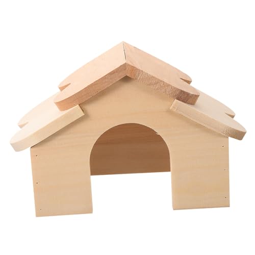 TOYZFRIENDY Hamster Holzversteck Kleintierhaus mit Glatter Oberfläche Verschleißfest und Langlebig Bietet Ruhigen Rückzugsort und Spielplatz für Hamster Chinchilla und Eichhörnchen Geeignet TOYZFRIENDY Hamster Holzversteck Kleintierhaus mit Glatter Oberfläche Verschleißfest und Langlebig Bietet Ruhigen Rückzugsort und Spielplatz für Hamster Chinchilla und Eichhörnchen Geeignet von TOYZFRIENDY