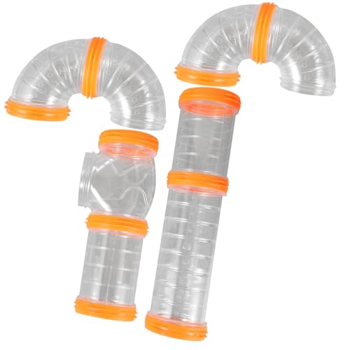 TOYZFRIENDY Hamster Röhrenset Transparent DIY Käfigtunnel für Kleintiere Stabiles Kunststoffröhrensystem mit Verbindungsstücken Sicher und Belastbar für Hamster Rennmäuse Meerschweinchen TOYZFRIENDY Hamster Röhrenset Transparent DIY Käfigtunnel für Kleintiere Stabiles Kunststoffröhrensystem mit Verbindungsstücken Sicher und Belastbar für Hamster Rennmäuse Meerschweinchen von TOYZFRIENDY
