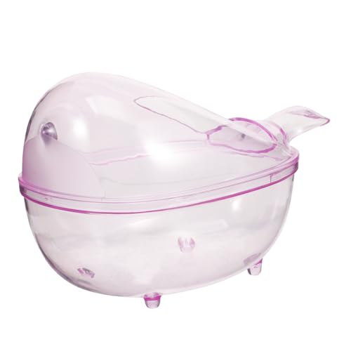 TOYZFRIENDY Hamster Sandbad Box Transparent Kleine Haustier Badewanne Abdeckungsfrei Sandbad für Hamster und Ratten Sandbadebehälter Robust und Einfach zu Reinigen von TOYZFRIENDY