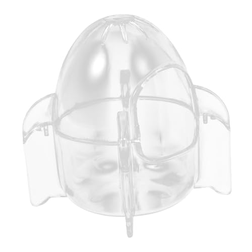 TOYZFRIENDY Hamster Sandbadbehälter Transparent Kleintier Sandbad Wanne für Hamster Rennmäuse Chinchillas Pflegeleichtes Haustier Zubehör Zufällige Farbe Zufällige Farbe von TOYZFRIENDY